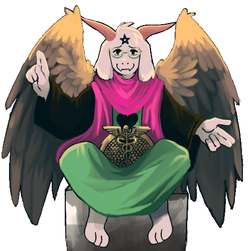 Ralsei Baphomet mashup